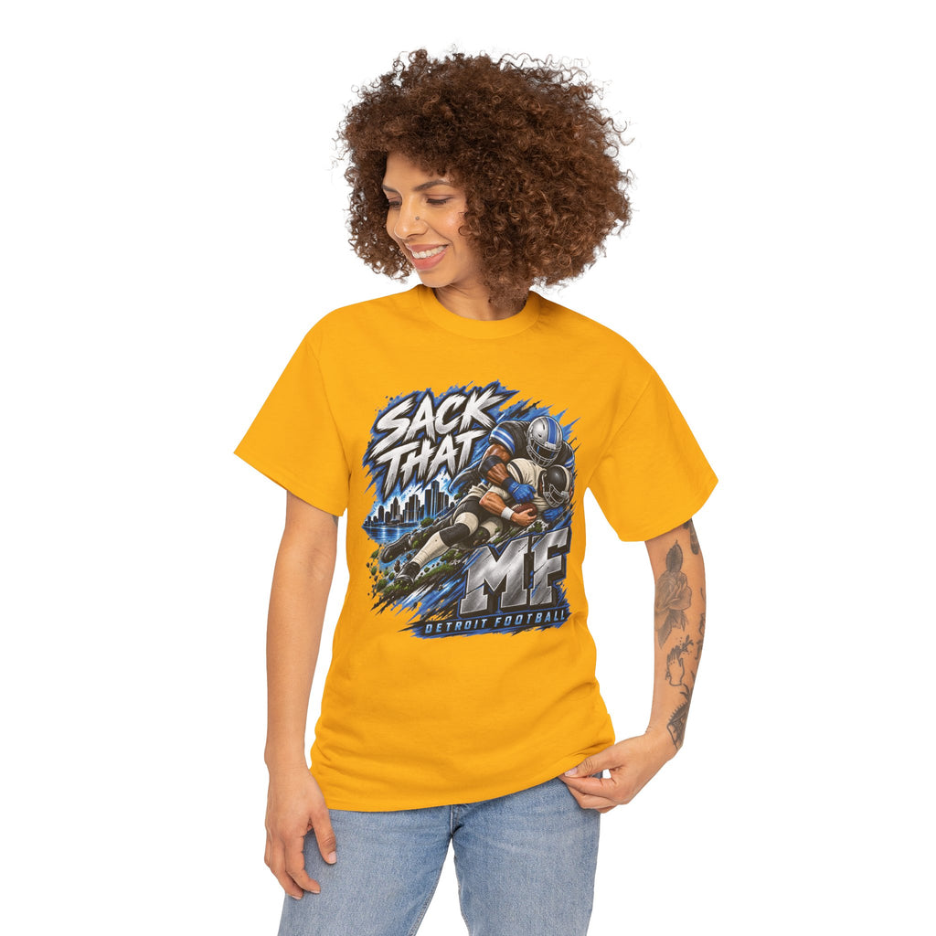 Sack That MF Lions football Graphic T-Shirt