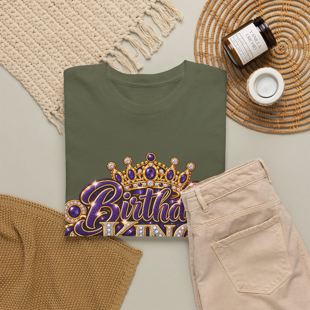 Birthday King Crown Graphic T-Shirt