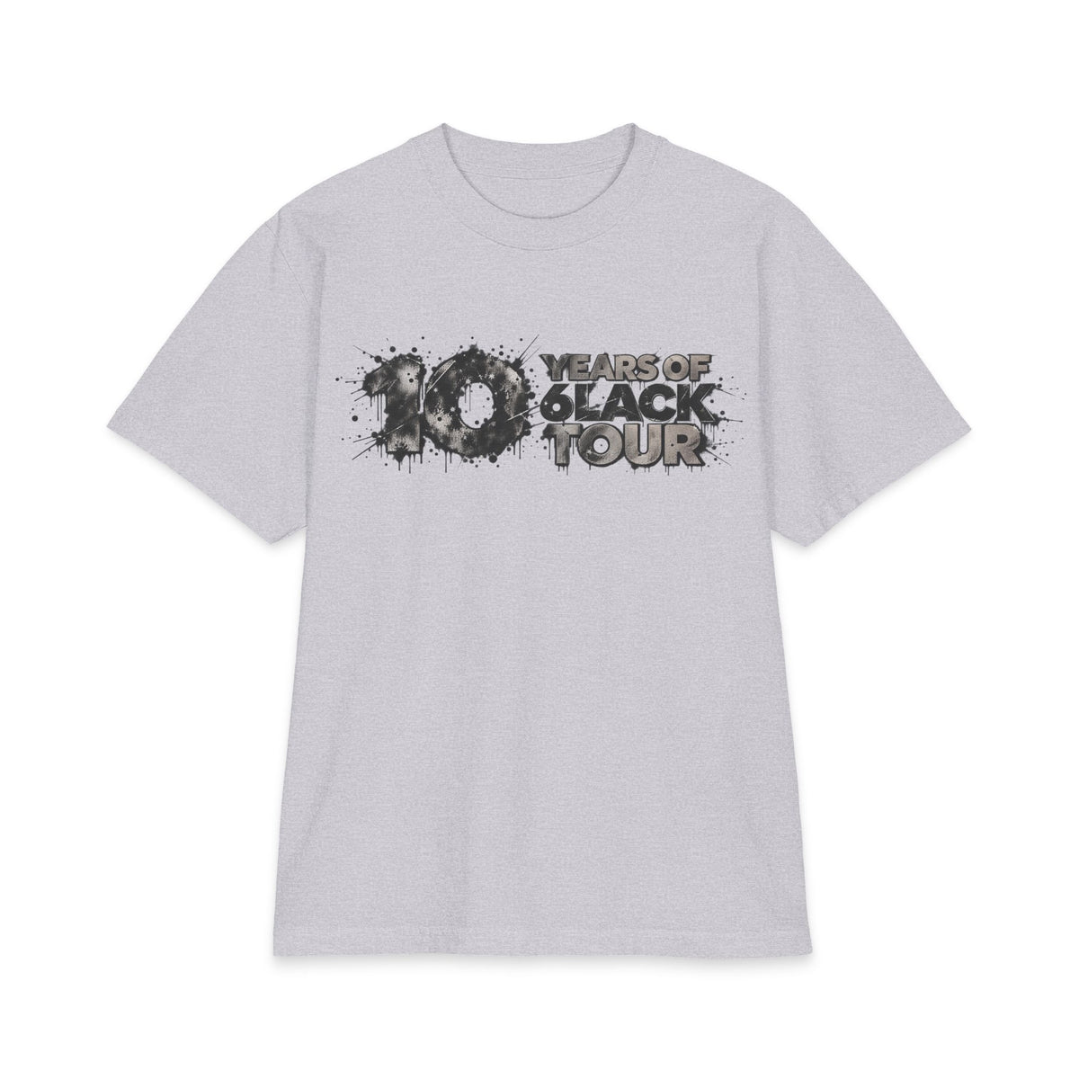 10 Years of 6lack Tour T-Shirt | 6lack Tour Bear Paw Graphic
