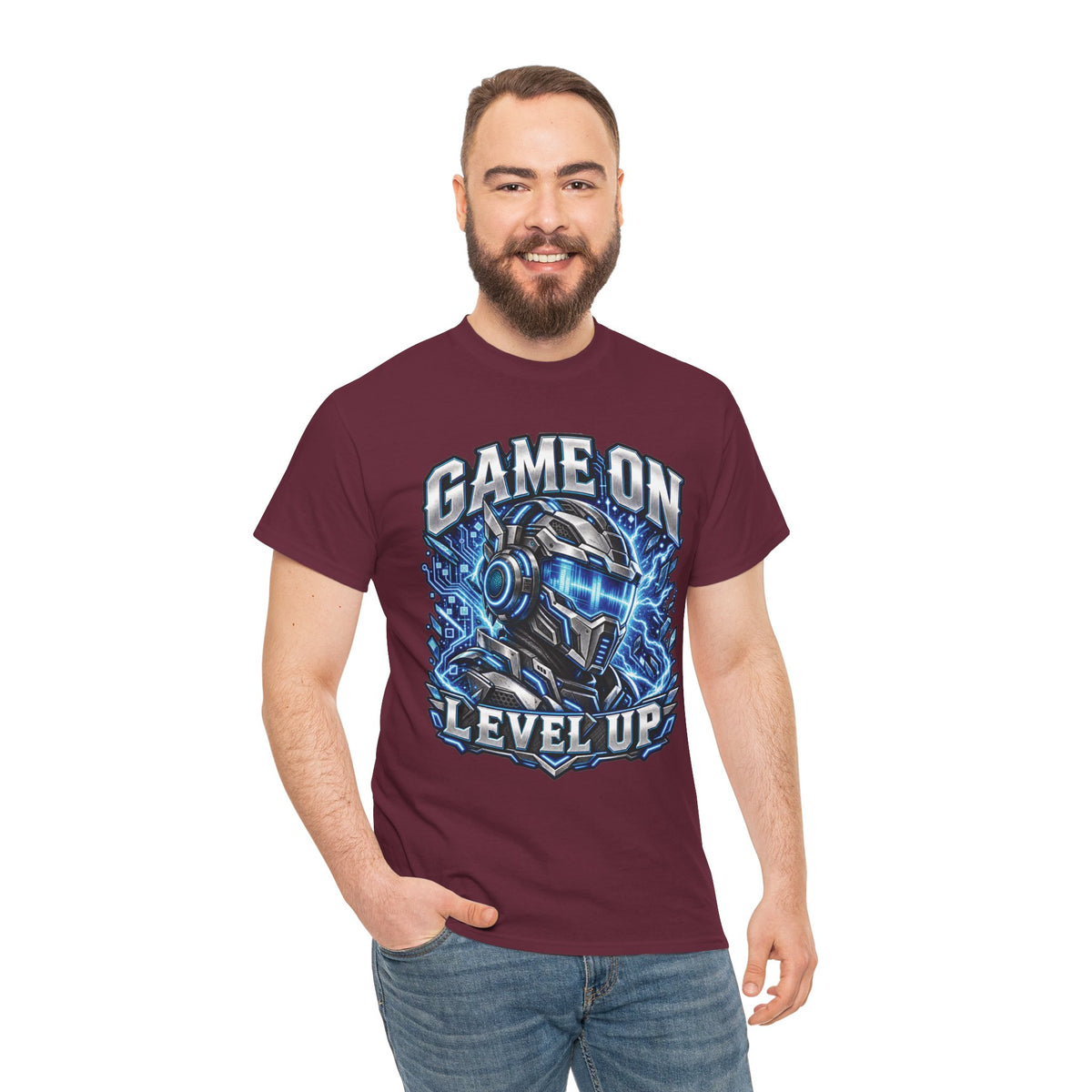 Game On Level Up Gamer Graphic T-Shirt
