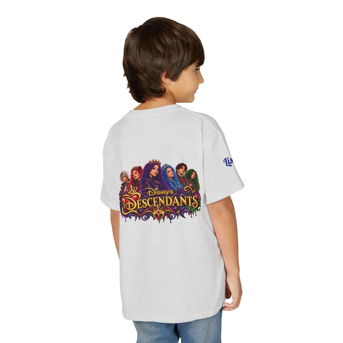 Descendants and Zombies worlds Collide Logo Youth T-Shirt | Movie Character Tee