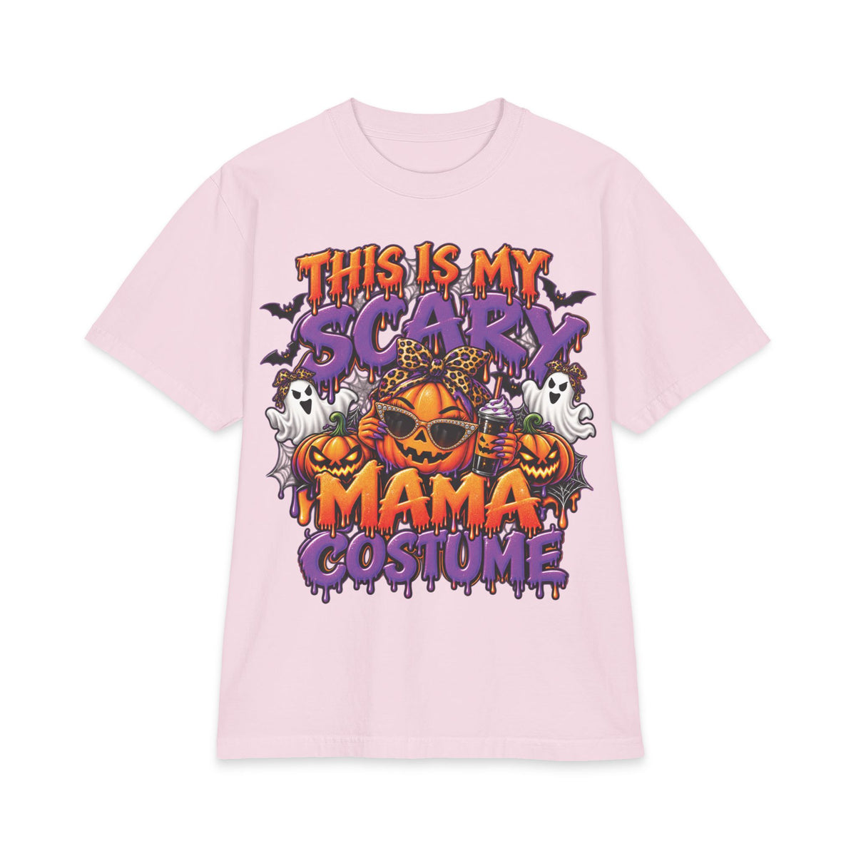 This Is My Scary Mama Costume T-Shirt | Halloween Pumpkin Ghosts