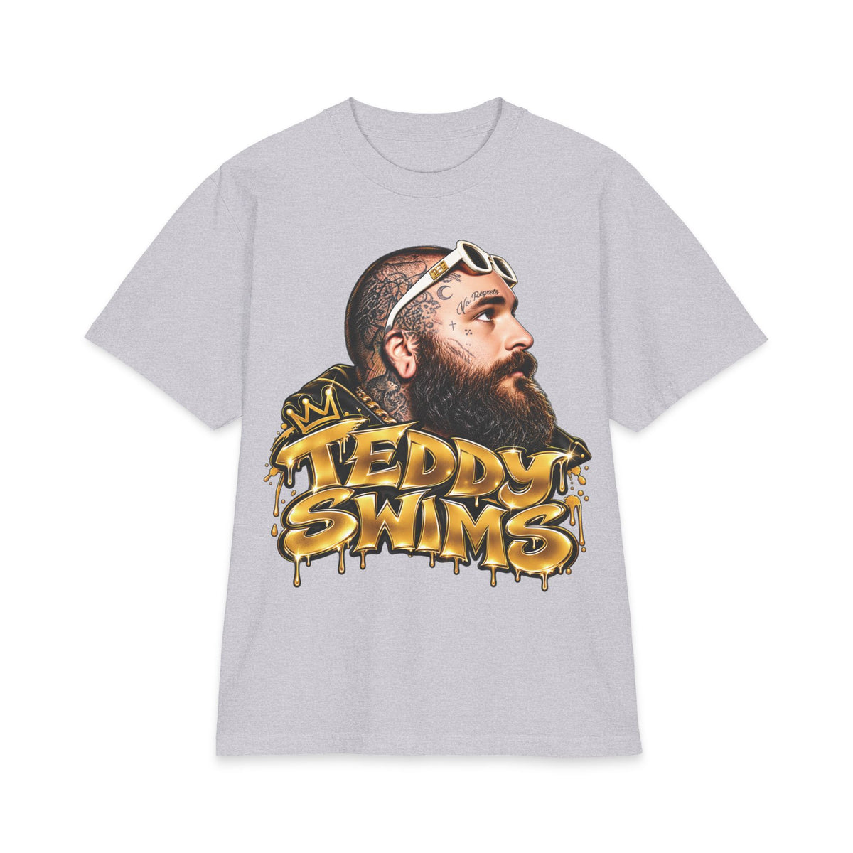 Teddy Swims Portrait Tee | Graffiti Logo T-Shirt