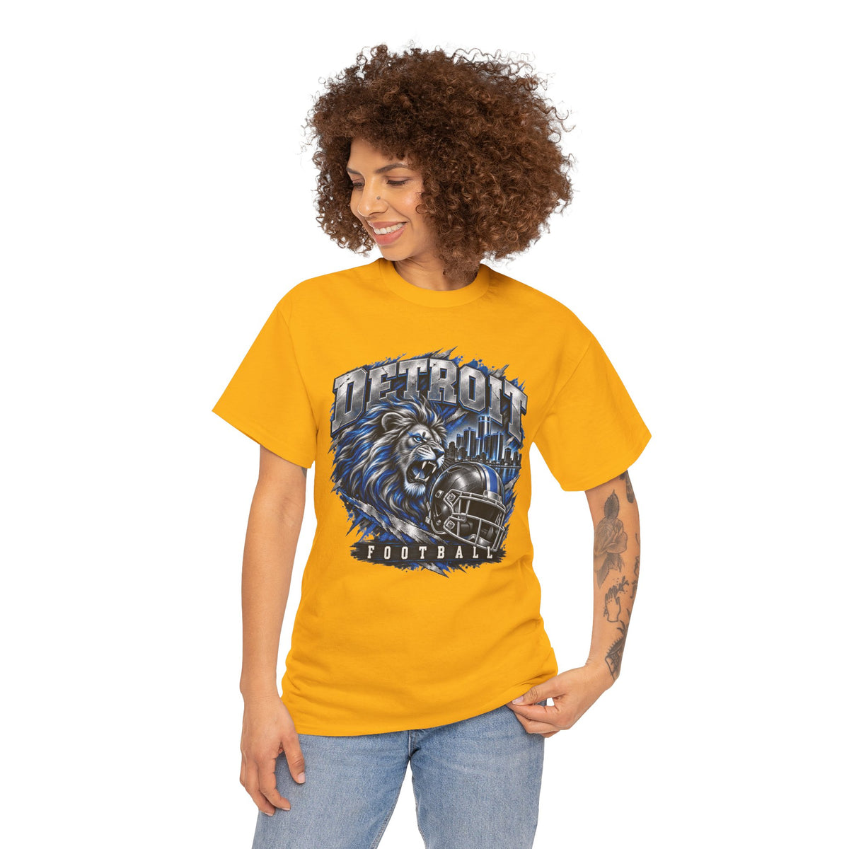 Detroit Football Lion Graphic Tee
