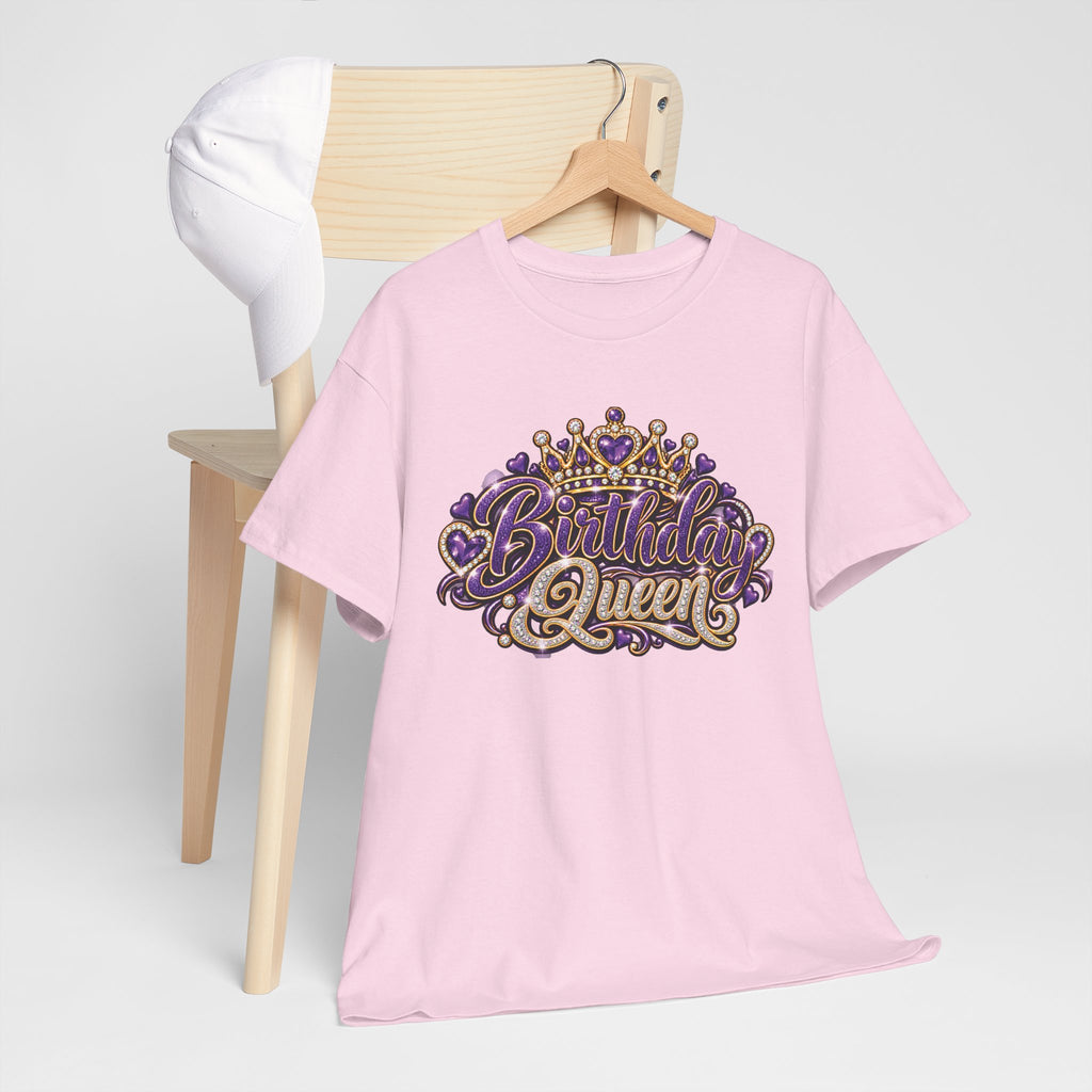 Birthday Purple Queen Graphic T-Shirt