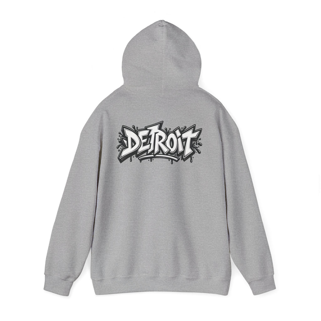 Detroit Graffiti Lion Hoodie | Colorful Street Art Pullover