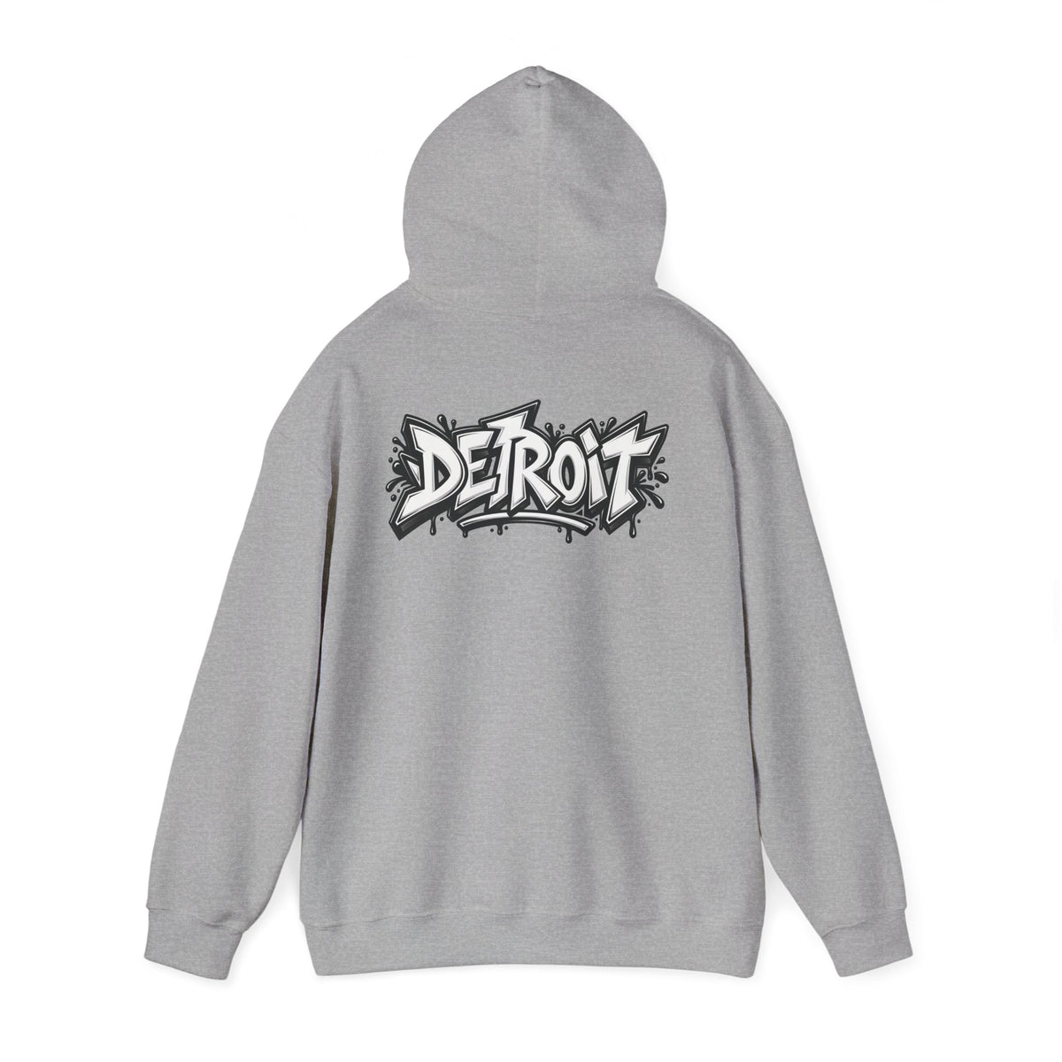Detroit Graffiti Lion Hoodie | Colorful Street Art Pullover