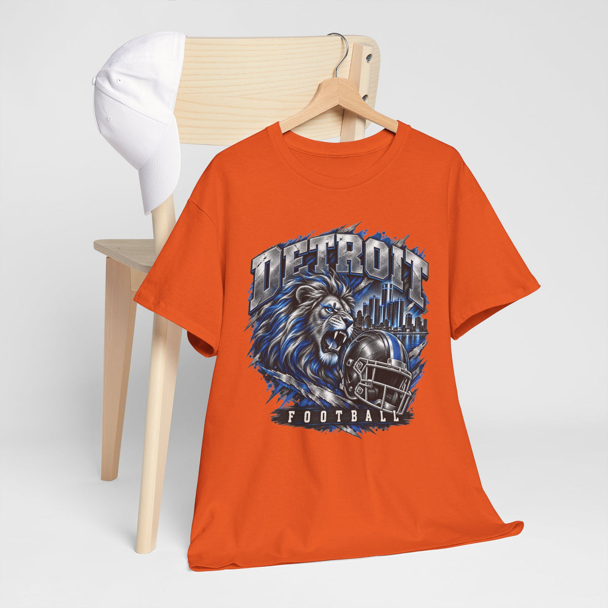 Detroit Football Lion Graphic Tee