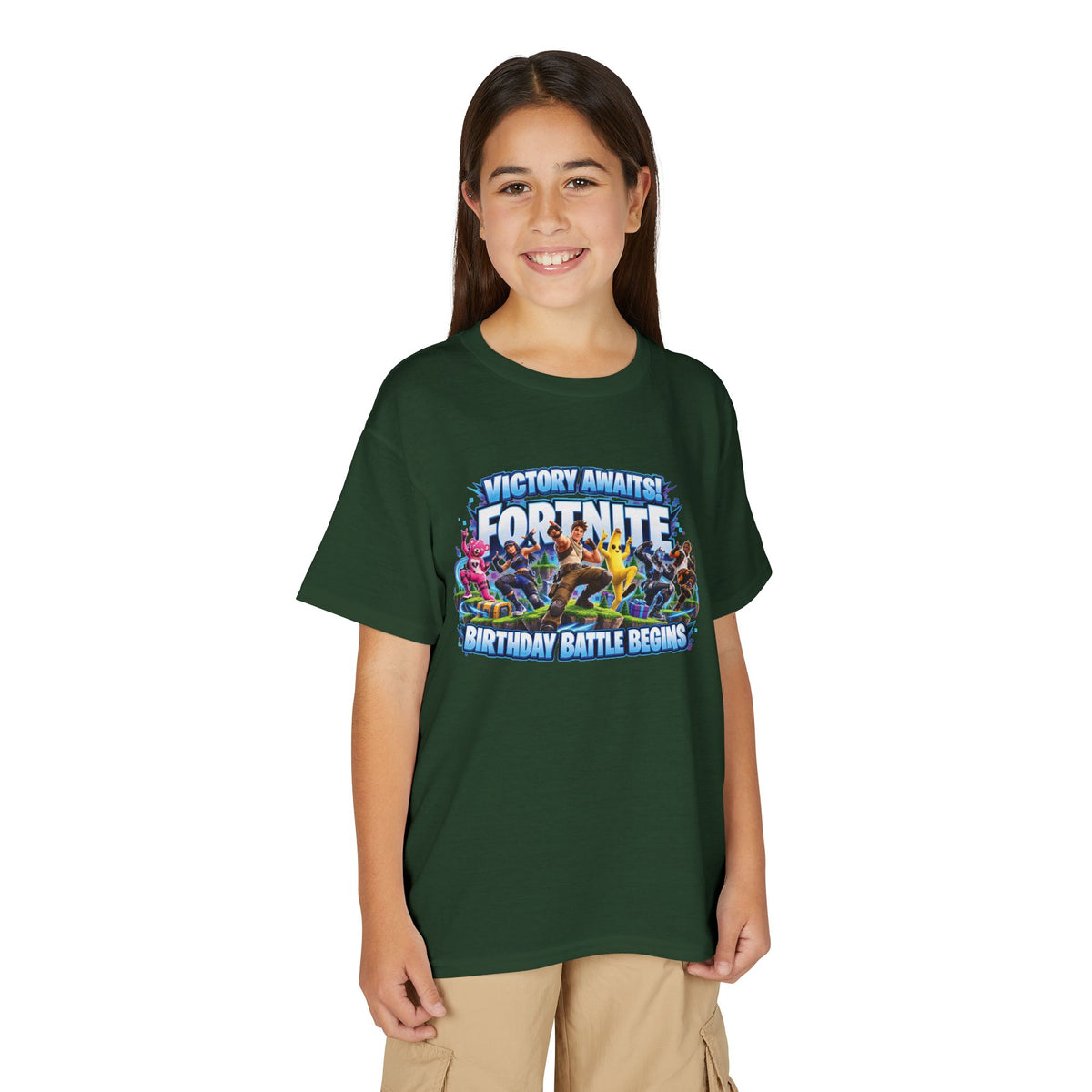 Fortnite Victory Awaits Birthday Battle Youth T-Shirt