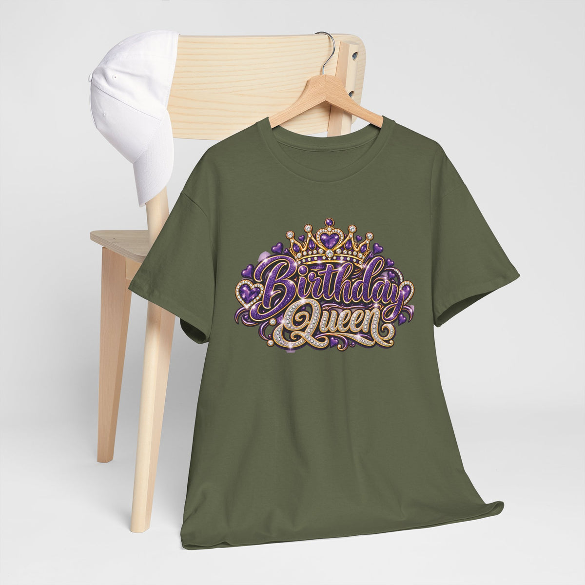 Birthday Purple Queen Graphic T-Shirt
