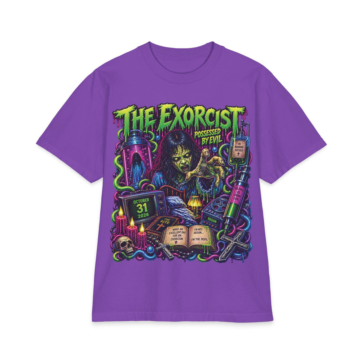 The Exorcist graphic tee | Horror movie art T-Shirt