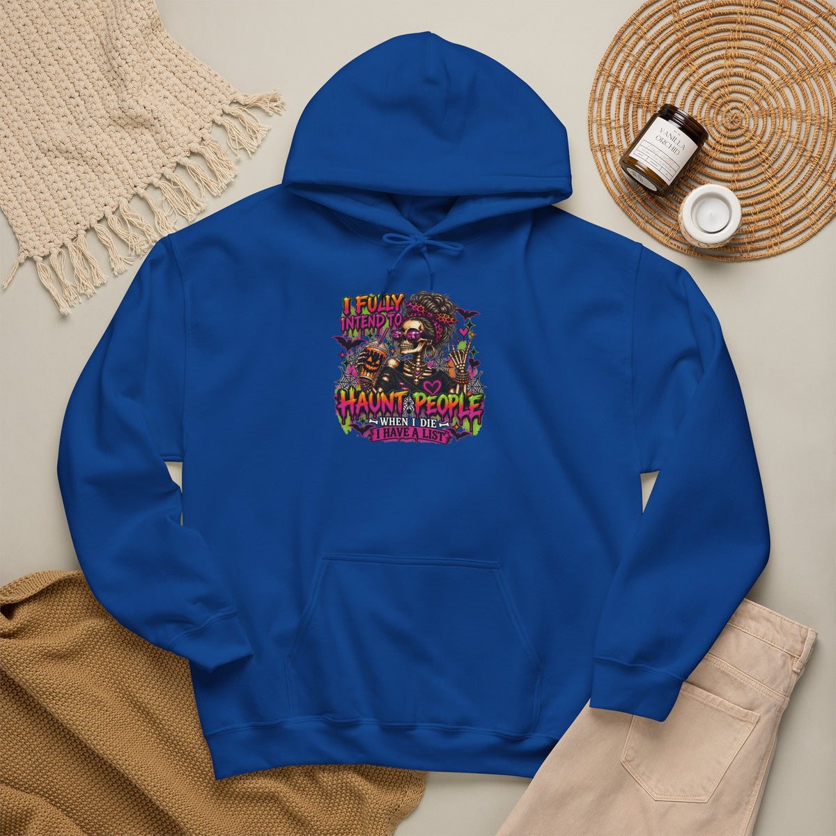 Haunt People Halloween Graphic Hoodie