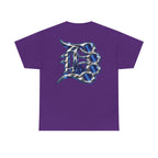 Detroit Basketball Lion Graphic Tee | City Streetball Detroit D Logo