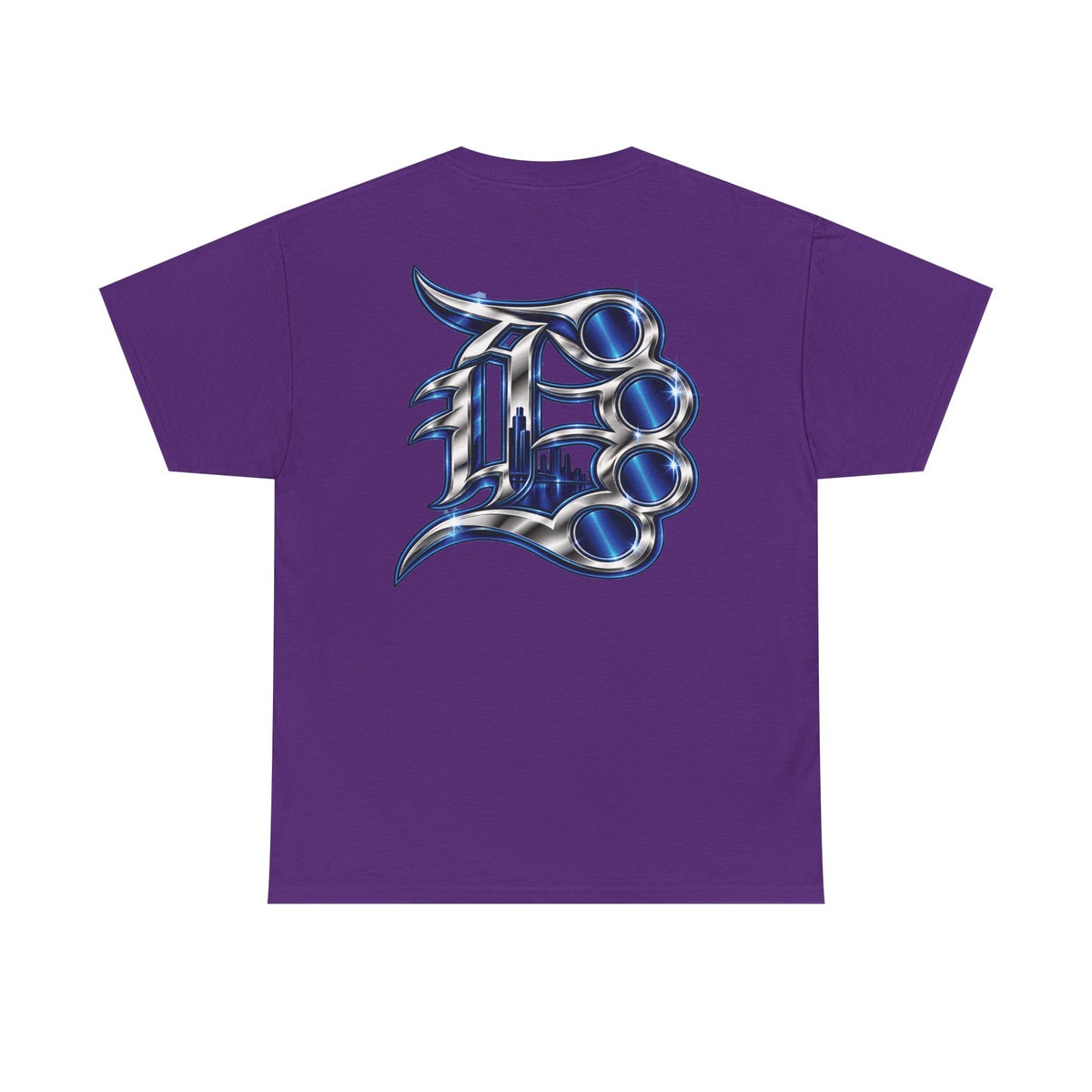 Detroit Basketball Lion Graphic Tee | City Streetball Detroit D Logo