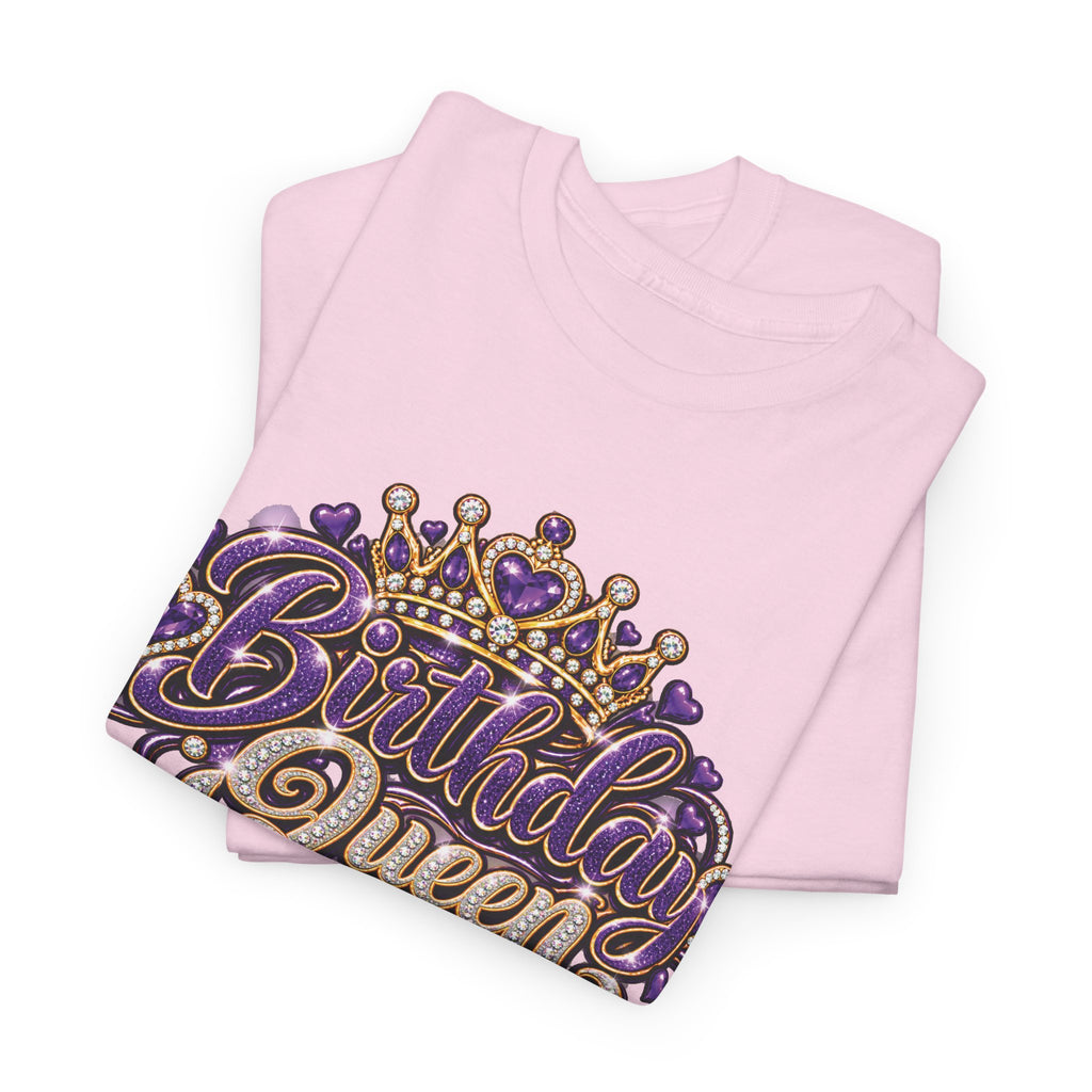 Birthday Purple Queen Graphic T-Shirt