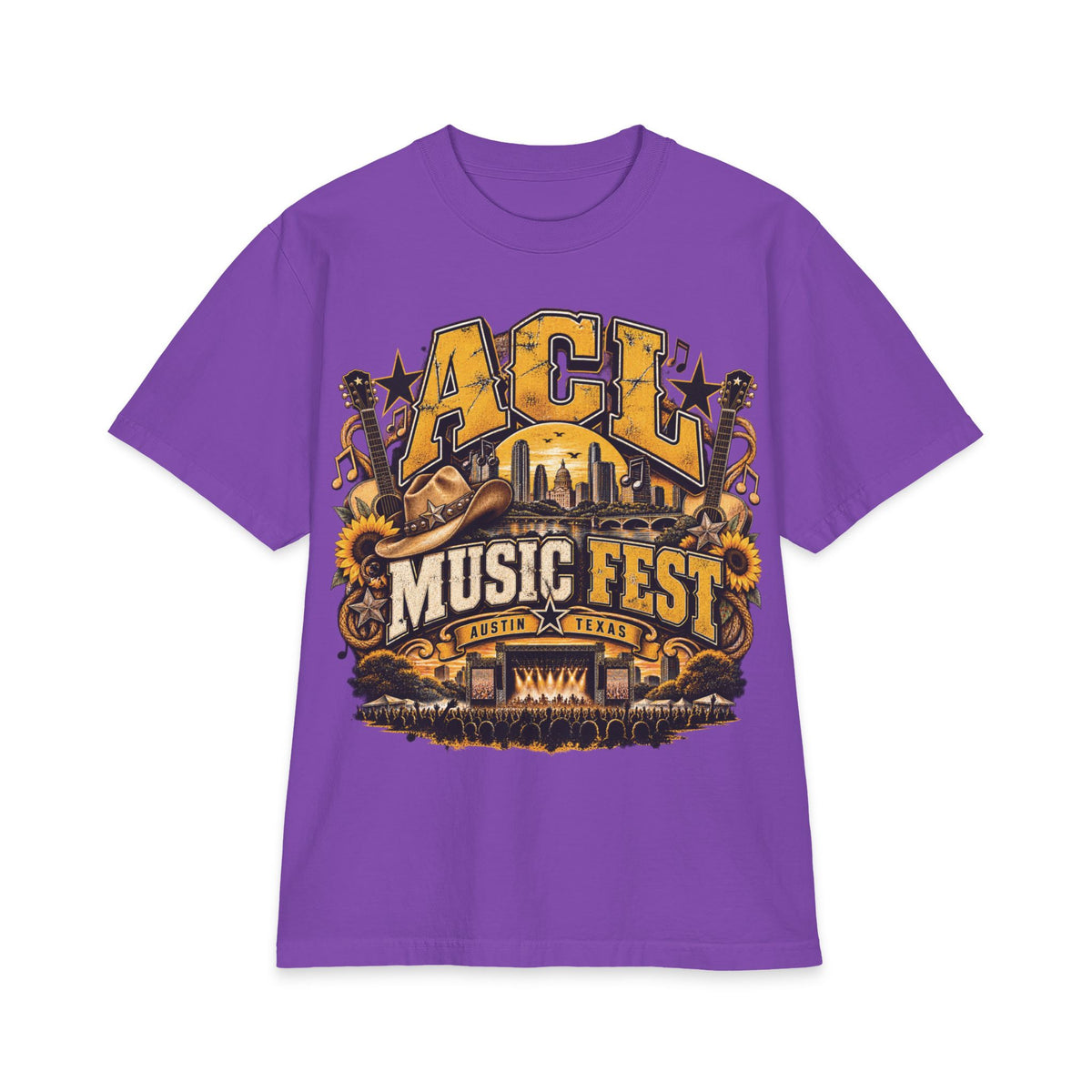 ACL Music Fest Graphic T-Shirt | Austin Festival Lineup Tee