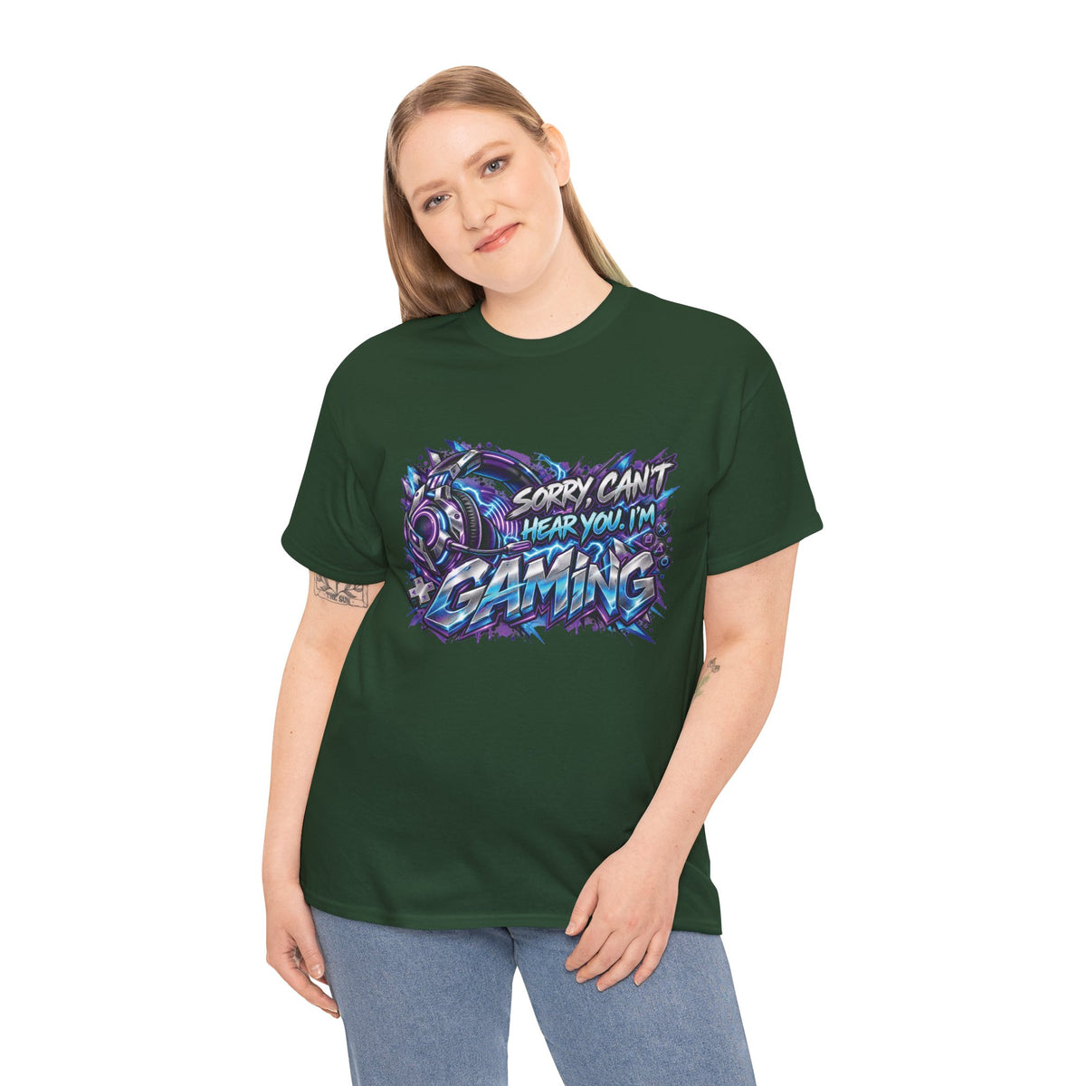 Gaming “Sorry, Can’t Hear You, I’m Gaming” Graphic T-Shirt