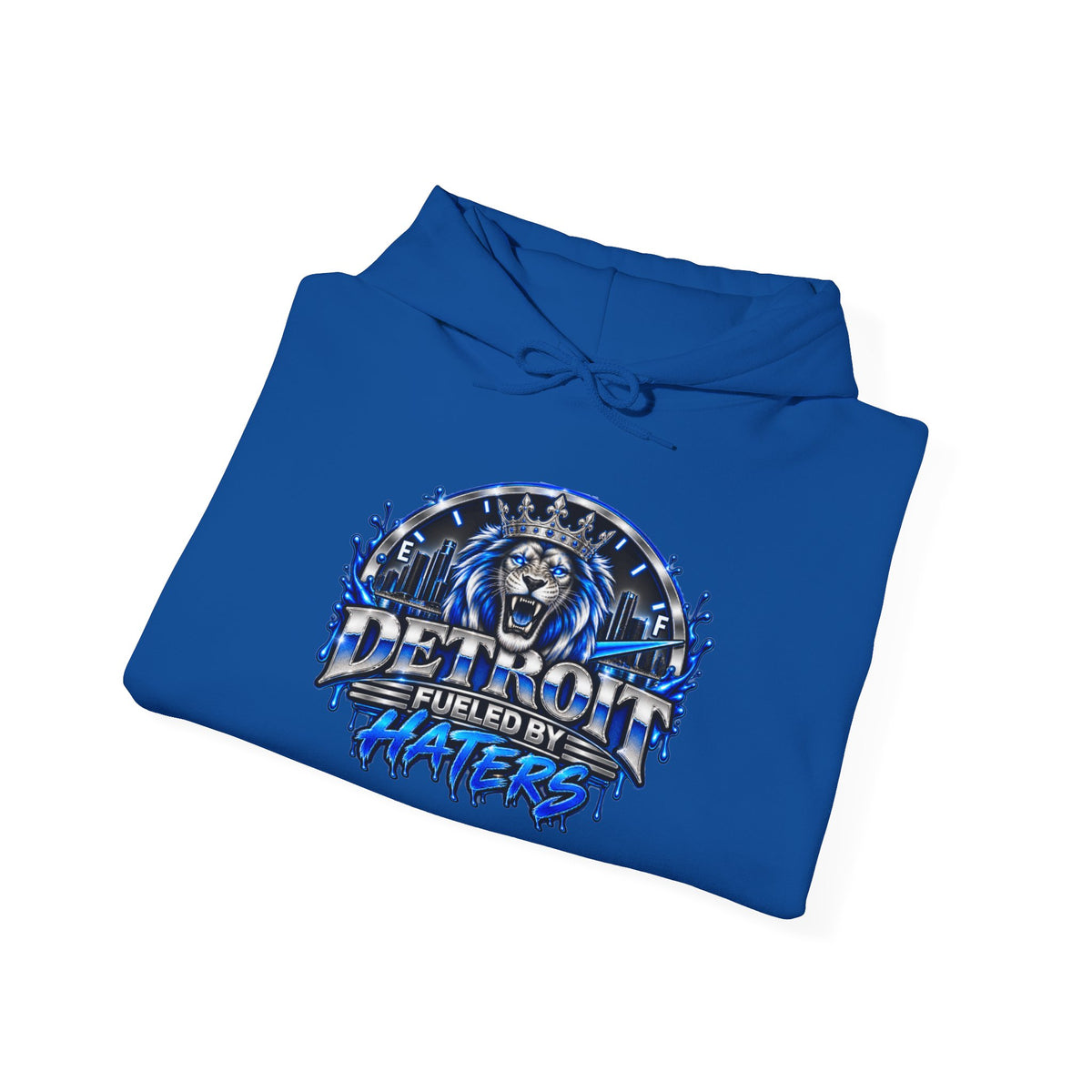 Detroit Graffiti Lion Hoodie | Detroit Drip Streetwear Sweatshirt
