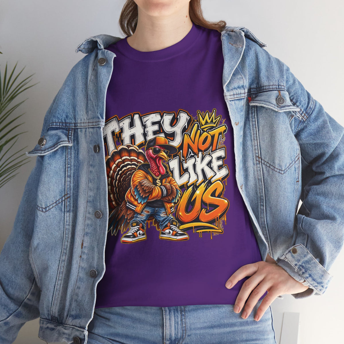 They Not Like Us Turkey Tee | Streetwear Thanksgiving Graphic Shirt