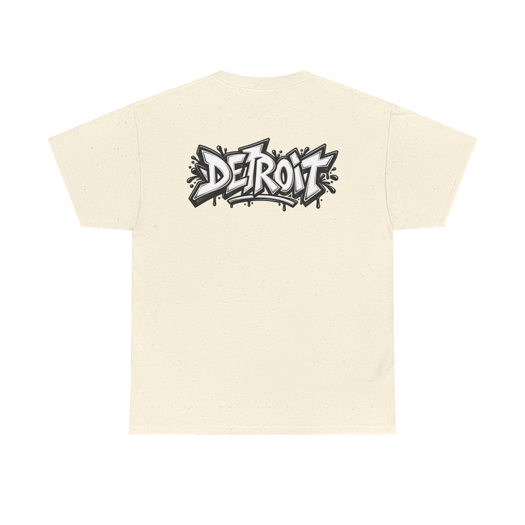 Detroit Lion Graffiti tee | Colorful Drip Lion Detroit Tee