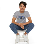 Graffiti 'Lover' Drip Design T-Shirt | Street Art Blue Black