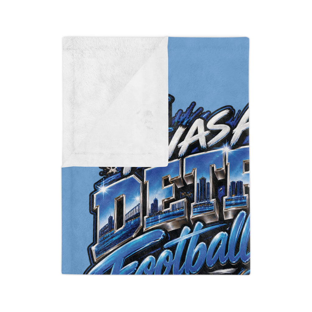 Detroit Football Lion Blanket | I Was a Detroit Football Fan Before It Was Cool velveteen