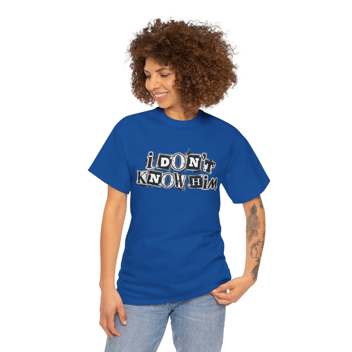 I Don’t Know Him Couples Statement T-Shirt