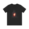 Flaming Heart Figure Tee | Stronger Than You Think graphic shirt