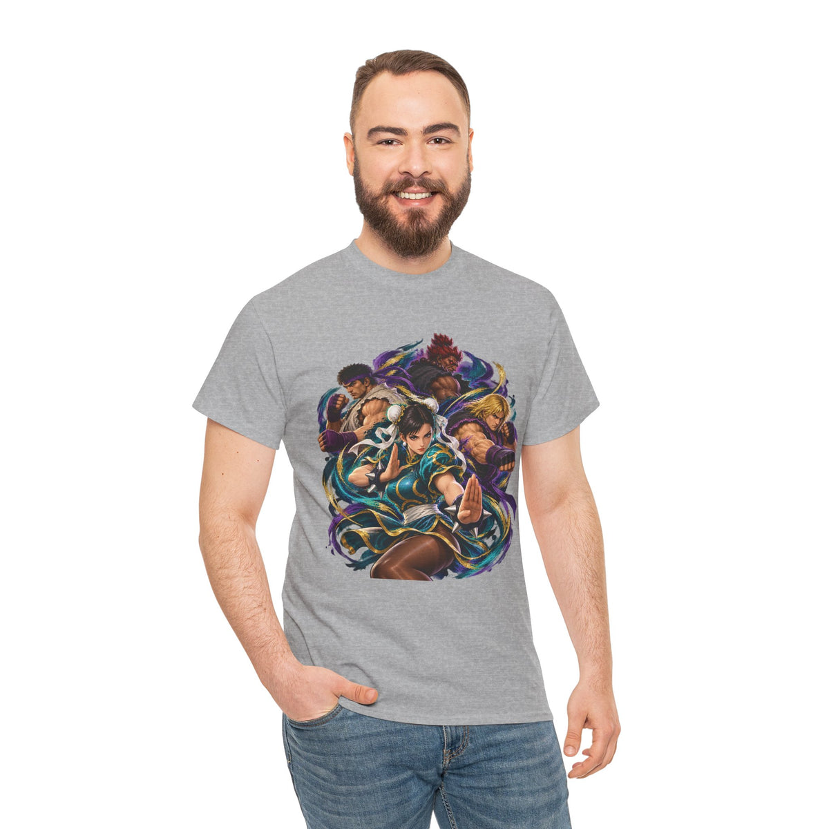 Street Fighter Characters Graphic T-Shirt