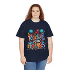 Teacher of Little Things T-Shirt | Colorful Dr. Seuss Style Kids Classroom Tee