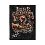 Combs Country Concert Collage Velveteen Blanket | Country Music Throw