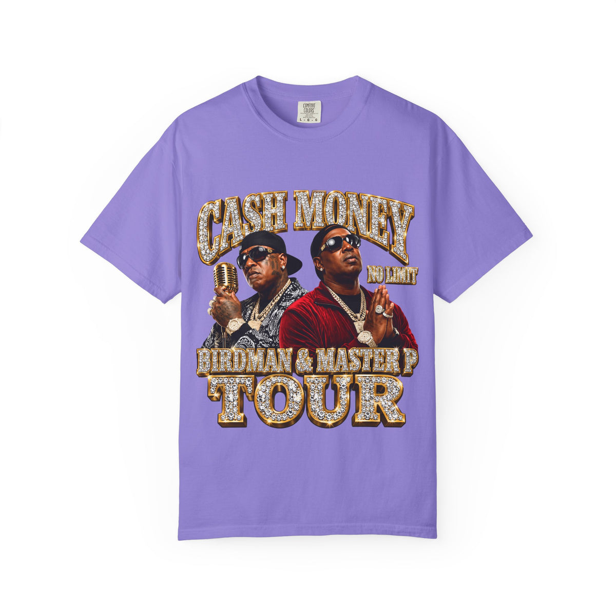 Cash Money Tour graphic T-shirt | Birdman & Master P inspired design