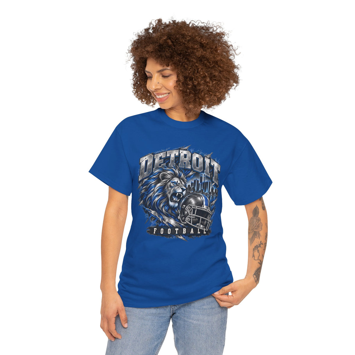 Detroit Football Lion Graphic Tee