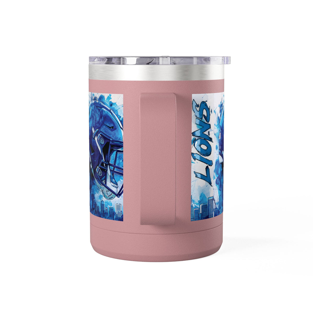 Blue Football Helmet Lions mug | 15oz Tumbler