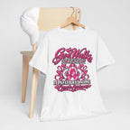 Breast Cancer Awareness Ribbon Tee | I'll Never Walk Alone, God Walks
