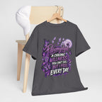 Fibromyalgia Awareness ribbon shirt | T-Shirt, Chronic Illness Support, Purple Awareness