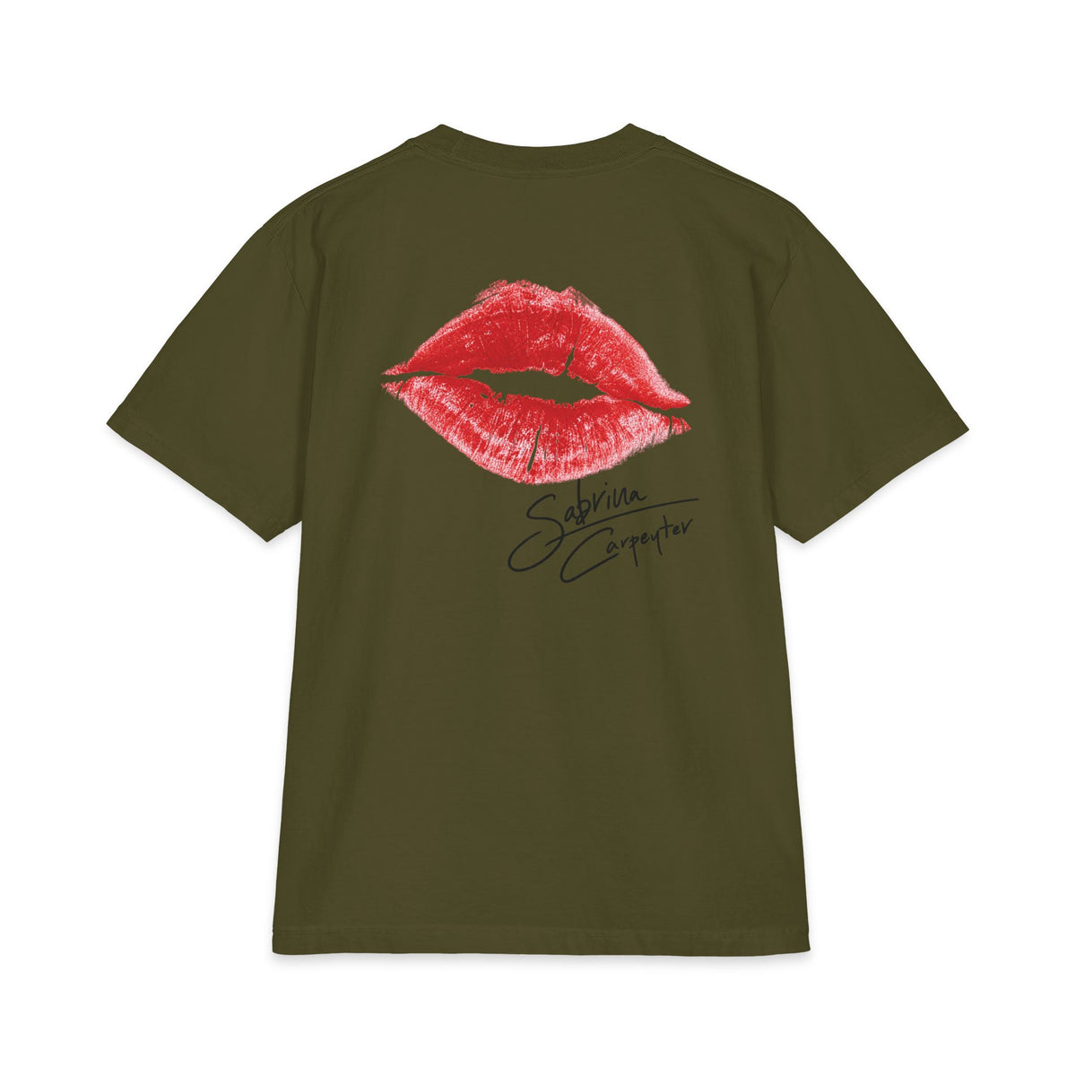 Sabrina C Collage Pinup Portraits T-Shirt | Retro Lip Print Tee