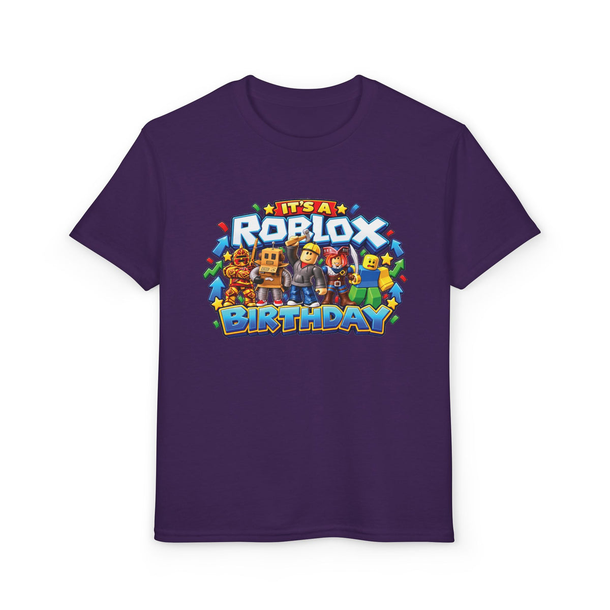 Youth Roblox Birthday T-Shirt – Leveling Up to 12