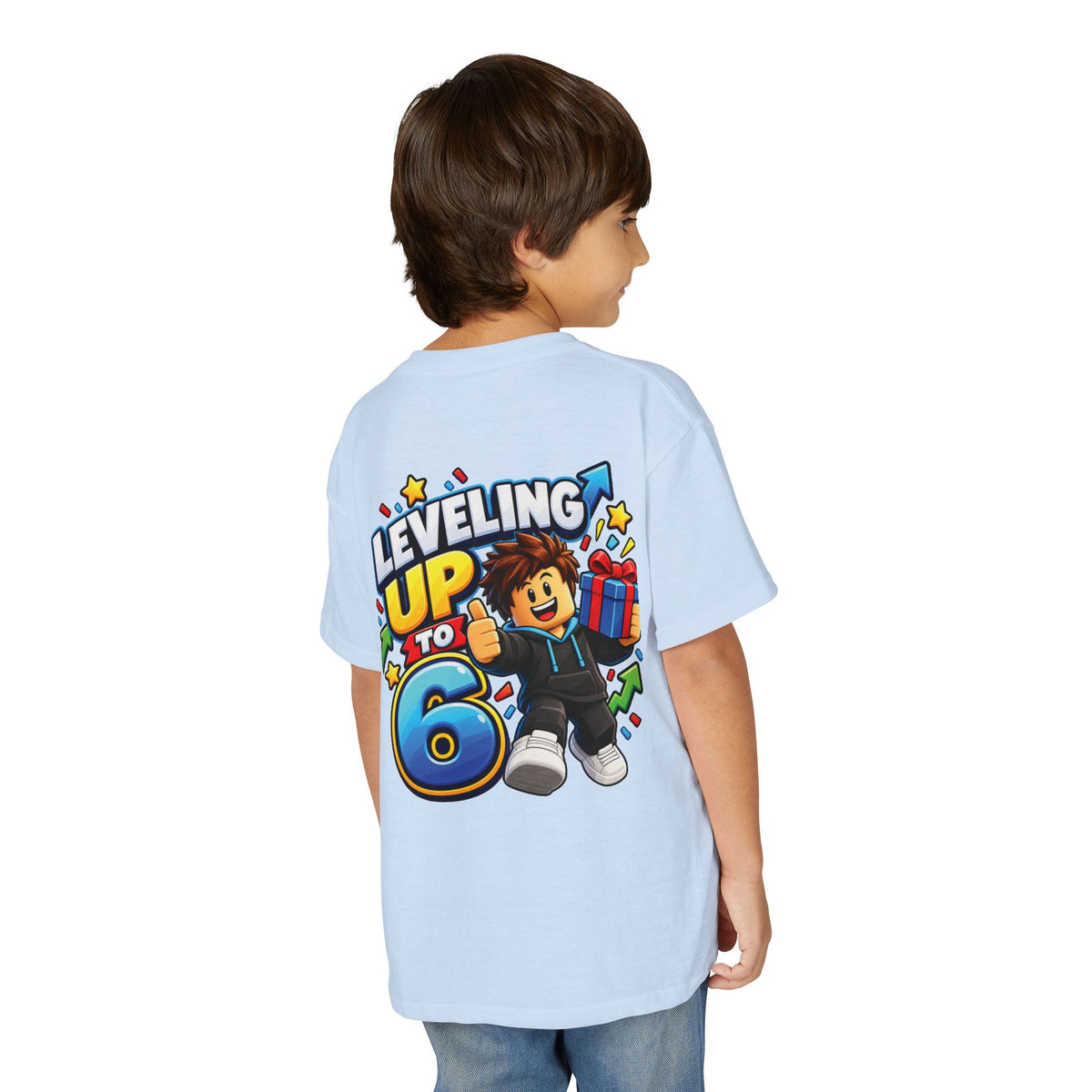 Roblox Birthday Leveling Up to 6 Youth T-Shirt
