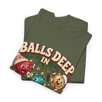 Balls Deep in Christmas Spirit Graphic Tee