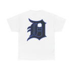 Detroit Basketball Lion Graphic Tee | Motor City D Old English Logo