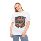 Detroit Baseball Tee | Motor City 313 Vintage Baseball Design