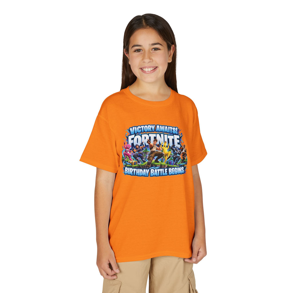 Victory Royale Fortnite Birthday Battle Begins Youth T-Shirt