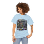 Detroit D Skyline Determined True Grit T-Shirt | City Pride Tee