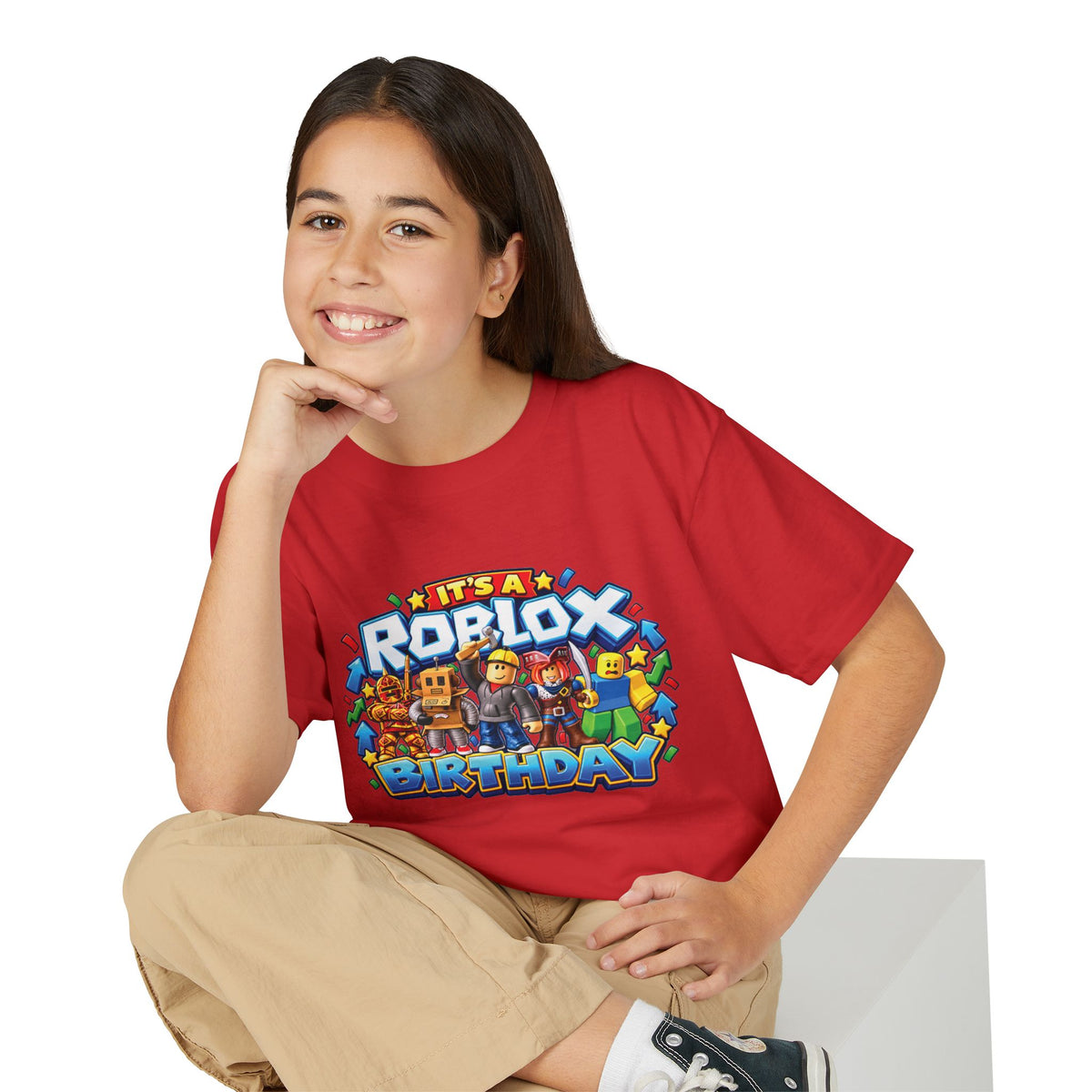 Roblox Birthday Leveling Up to 11 Youth T-Shirt