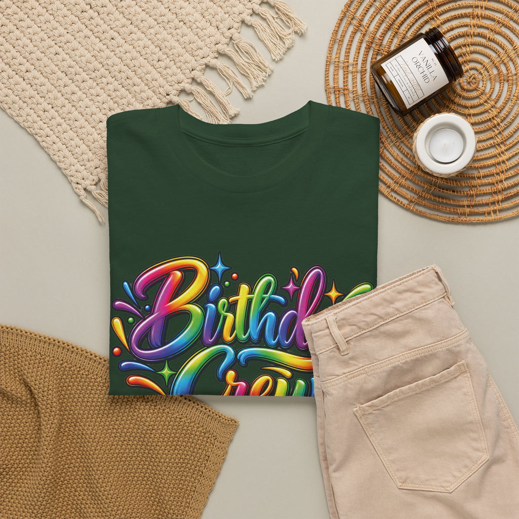 Birthday Crew Colorful Celebration T-Shirt