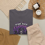 Grim Reaper Skull with Purple Flames T-Shirt | Gothic Death Quote Tee
