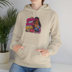 Shes Not Perfect Real AF hoodie | Retro Neon Girl Graphic Hoodie
