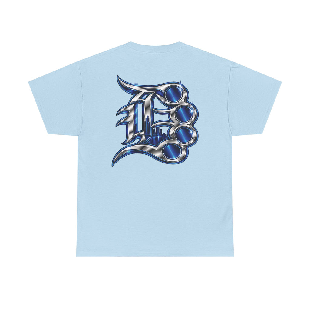 Detroit Basketball Lion Graphic Tee | City Streetball Detroit D Logo