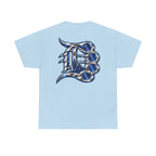 Detroit Basketball Lion Graphic Tee | City Streetball Detroit D Logo